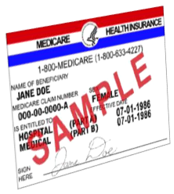 Image of a medicare card