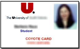 Image of a student ID card