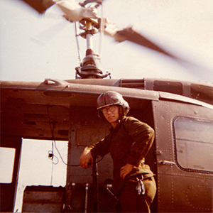 Ready to go on a test flight in this UH-1H after performing preventive maintenance.