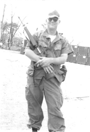 Dad is in uniform in DaNang Vietnam