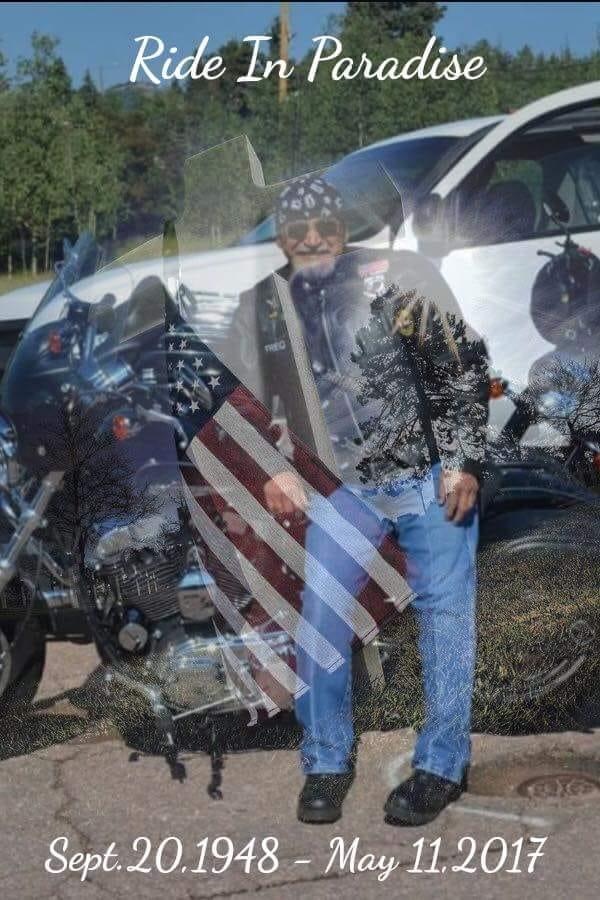 My father with his motorcycle. One of our favorites as he was killed on his motorcycle.