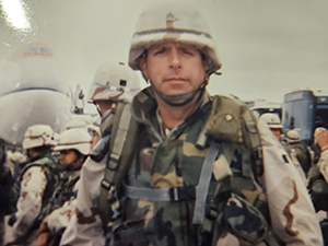 SFC Michael Lombard returning from the Iraq war in 2004