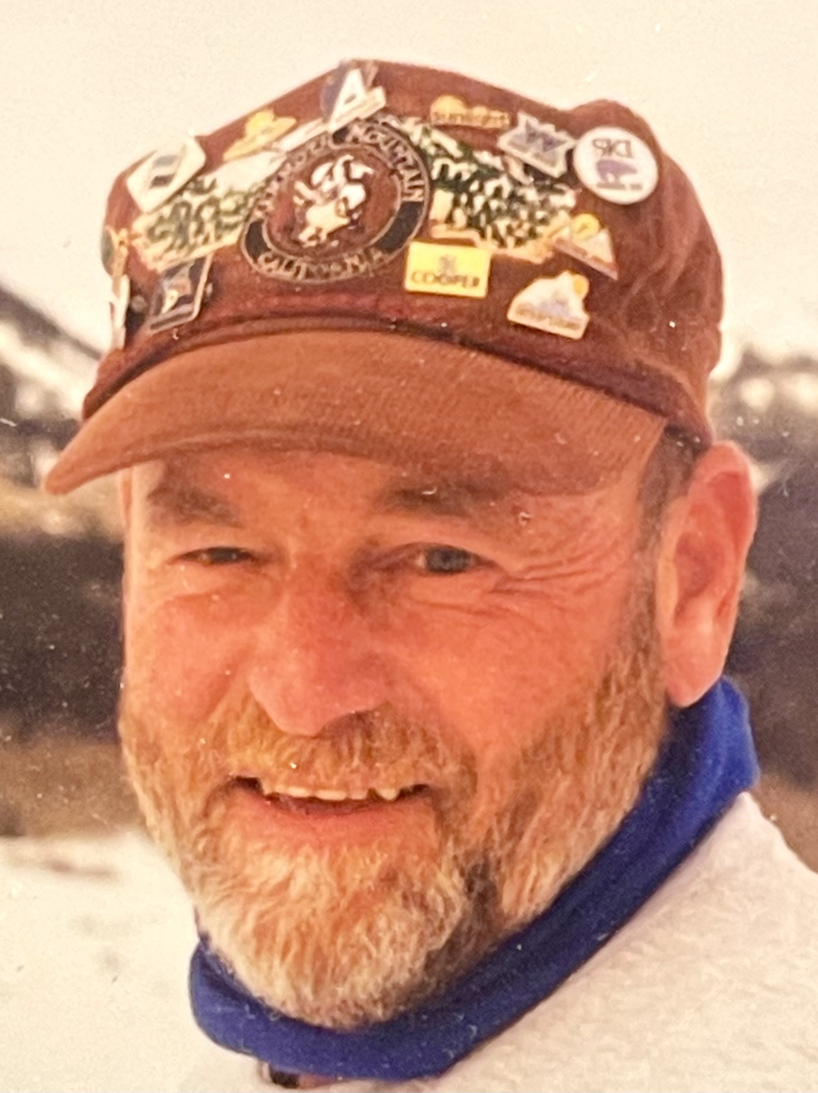 Bill Fanning, my Dad, enjoying a snowy day in Pagosa Springs, CO.